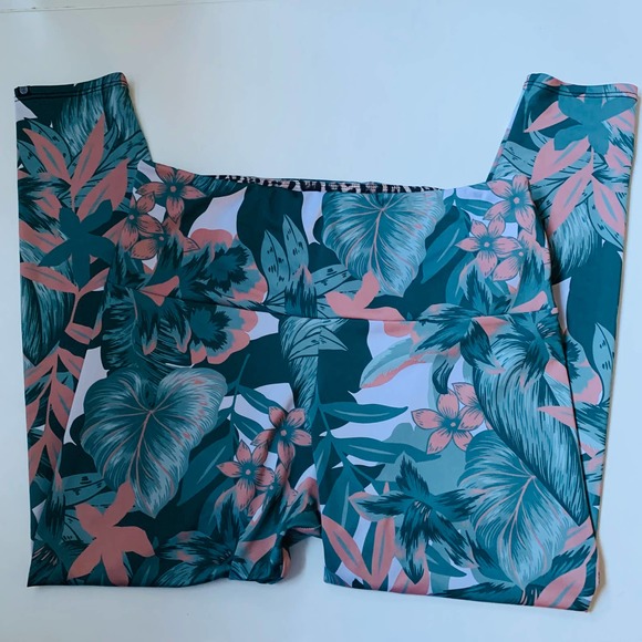 Anthropologie Onzie Tropical High Waist Leggings - Picture 4 of 5